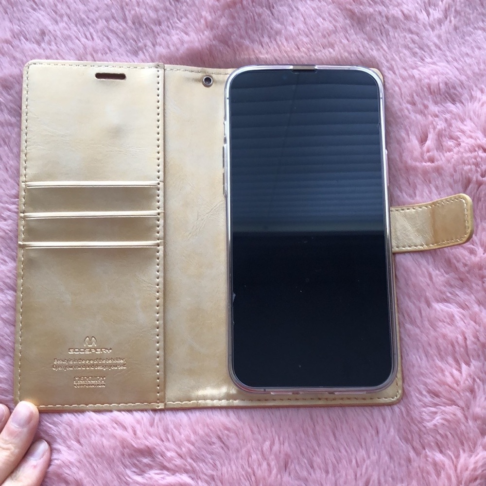 For iPhone 13, 13 pro,13 pro max leather luxury wallet phone case kickstand